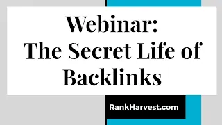 SEO - Intro to Backlinks Fiverr Webinar