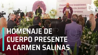 Homenaje a Carmen Salinas en el Monumento a la Madre