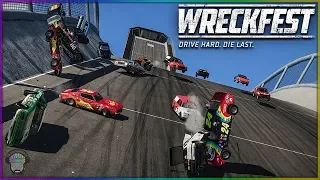 Rock Bottom Race Chaos! | Wreckfest | NASCAR-ish?