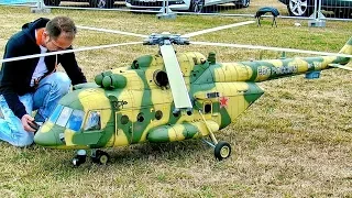 Mil Mi-8 AMT HUGE RC TURBINE SCALE MODEL HELICOPTER / AMAZING FLIGHT DEMONSTRATION !!! MIL MI 17