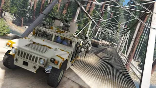 GTA 5 | Military Convoy | Militants Ambush| GTA 5 Cinematic Movie