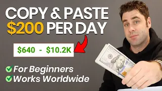 Earn $200 A DAY Online Copy & Pasting Videos For Beginners! (Make Money Online)