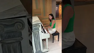 Сыграла регтайм на уличном пианино в Гонконге🔥 #урокифортепиано #publicpiano #гонконг