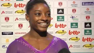 Simone Biles - Interview - 2013 World Championships - Event Finals
