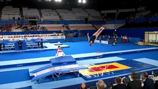 BEGIM Galina (RUS) W - 2019 Trampoline Worlds, Tokyo (JPN) - Qualification Double Mini R1