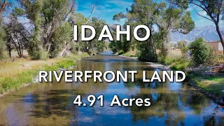 LANDIO • SOLD • Riverfront Land for Sale in Idaho on Big Lost River