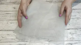 DID NOT THROW OUT THE RESIDUE OF TULLE AND LET THEM INTO BUSINESS | COOL IDEA FROM TULLE!