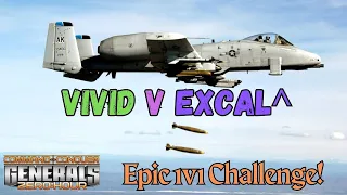 Vivid v -ExCaL^ Awesome 1v1 Zero Hour Livestream! 15 GMT $100 Challenge BO13 | Command & Conquer