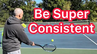 How To Be A Really Consistent Singles Player (Tennis Aiming & Strategy)