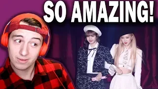 BLACKPINK Lisa and Rosé L-O-V-E (Nat King Cole cover) HD REACTION!