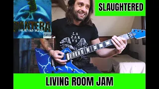 PANTERA - SLAUGHTERED - LIVING ROOM JAM 🔥 live playthrough by ATTILA VOROS