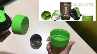 Strauss Spider Shaker Bottle 500ml un boxing| Best Protein Shaker Bottle in India| leak testing|