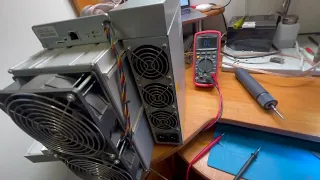 Ремонт ANTMINER S19, который под силу даже школьнику.