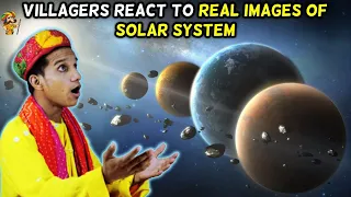 Villagers React To Real Images from the Solar System ! Tribal People React To Solar System