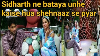 Sidharth ne bataya unhe kaise hua shehnaaz se pyar ||bigg boss 14 today's episode