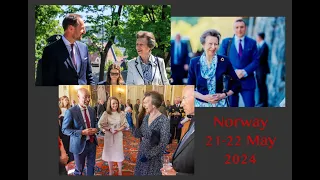 Princess Anne in Norway, 21-22 May 2024