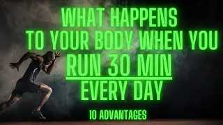 What Happens To Your Body When You Run 30 min Every Day 🤯 🏃 🔥 #running #run #loseweight #healthtips