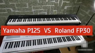 Yamaha P125 vs  Roland FP30 Recomendation and Connecting  Audio interface mainstage