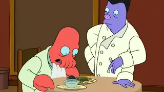 Futurama - That's what rich people eat, the garbage parts of the food