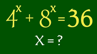 A CHALLENGING OLYMPIAD EXPONENTIAL EQUATION | SOLVE FOR X |