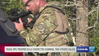 Texas DPS Trooper kills suspected gunman, two others killed