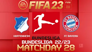 FIFA 23 Hoffenheim vs Bayern Munich | Bundesliga 2023 | PS4 Full Match