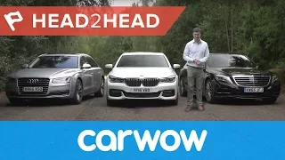 BMW 7 Series vs Mercedes S-Class vs Audi A8 2017 | Head2Head