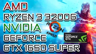 AMD Ryzen 3 3200G + Nvidia Geforce GTX 1650 Super - тест в 10 играх. Test in Games 1920*1080 1080p
