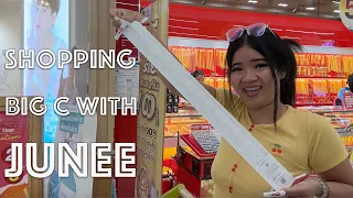 Big C Shopping With Junee Pattaya Thailand