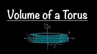 Finding the Volume of a Torus Using Integration: The Shell Method | MathTV with Professor V