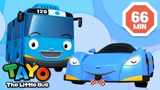 Tayo English Episode | 💙Blue Vehicles Compilation💙 | Cartoon for Kids | Tayo Episode Club