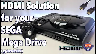 Set up your Sega Mega drive Easy Affordable HDMI Solution - By LevelHike