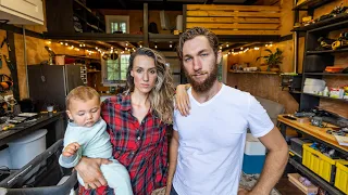 WE WON'T LIVE LIKE THIS ANYMORE // living off grid with a baby