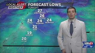 Cold and windy, scattered snow showers possible this evening