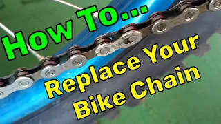 How to replace a bike chain in 3 Minutes