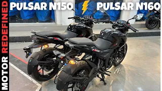 2024 Bajaj Pulsar N150 Digital Meter Vs Bajaj Pulsar N160 Digital Meter Comparison.