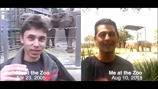 Me at Zoo challenge [split screen ]