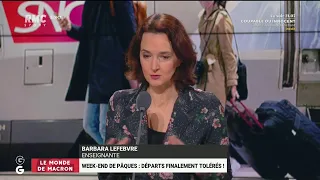 Départs finalement tolérés pour le week-end de Pâques : Pour Barbara Lefebvre , "le roi décide !"