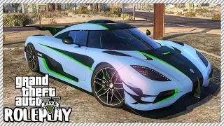 GTA 5 ROLEPLAY - Koenigsegg One:1 Pink Slip Drag Racing | Ep. 421 Civ