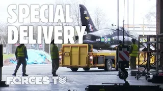 How To Transport A Hawk Aircraft... In Three Pieces | Forces TV