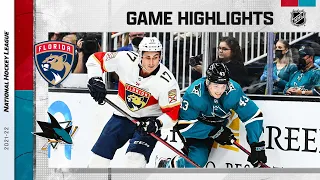 Panthers @ Sharks 3/15 | NHL Highlights 2022