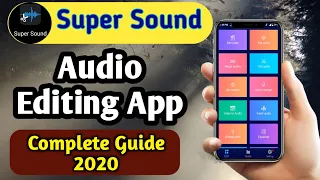 Best Audio Editing App 2020 | Super Sound Audio Editor App | [Audio Editor App] for Android | Hindi.