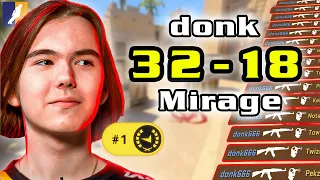 [Highlight POV] donk | ALL KILL (32-18) | Mirage | CS2 FACEIT | May 31, 2024