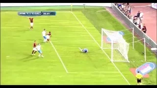 Pablo Osvaldo amazing bicycle kick goal Roma vs Catania 2-2