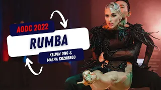 KELVIN ONG & MASHA KOZOBROD  - RUMBA DANCEON  | AODC - JULY 2022  | NJ, USA