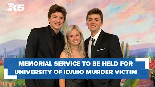 Memorial service for University of Idaho murder victim