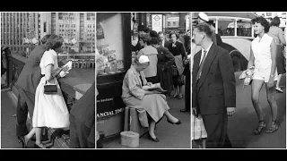 50 Fascinating Black and White Photographs Capture Street Scenes of London in the Summer of 1954