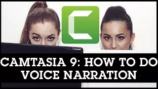 Camtasia 9 How to Do Voice Narration / Voiceovers On Your Videos