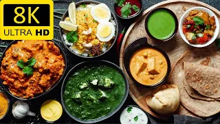 The Most Delicious Indian Food in the World in 8K