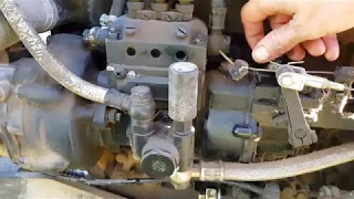 How to change injector pump oil on a Chinese tractor